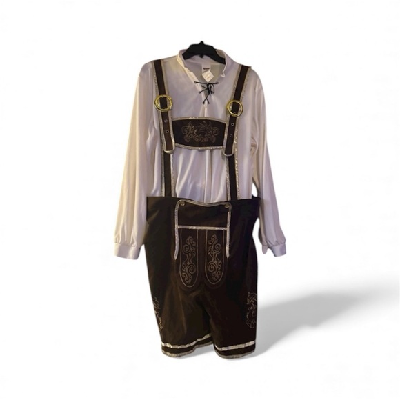 Other - Brown Lederhosen with White Shirt
